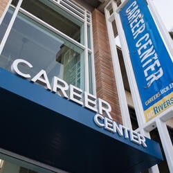 The Career Center Buildings front sign 